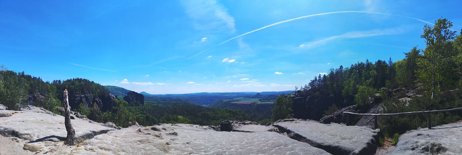 Panorama der Sächsischen Schweiz